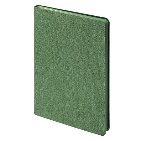 Ежедневник Flexy Cambric А5, зеленый, недатированный, в гибкой обложке