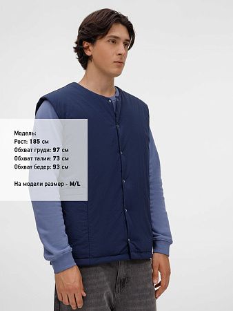 Жилет унисекс Veter, темно-синий, размер XS/S