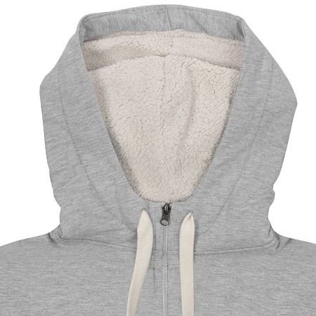 Толстовка на молнии Kulonga Sherpa, белая, размер XXL