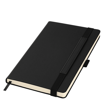 Ежедневник Альфа (Alpha) недатированный, черный/бежевый