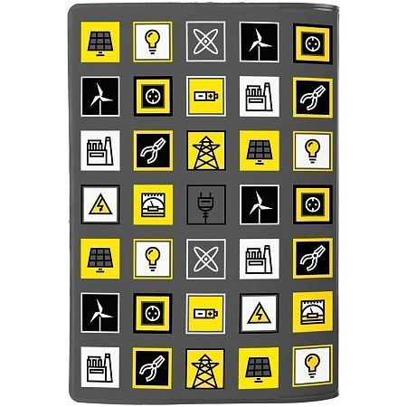 Обложка для паспорта Industry, металлургия