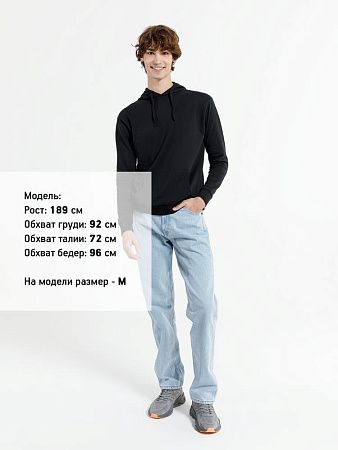 Худи унисекс Westray, черное, размер XXL