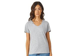 Футболка «Heavy Super Club 2.0» женская с V-образным вырезом под нанесение