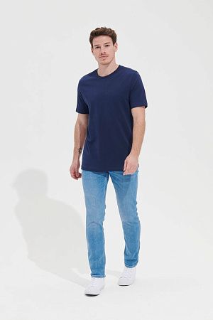 Футболка унисекс Tuner, темно-синяя, размер 3XL