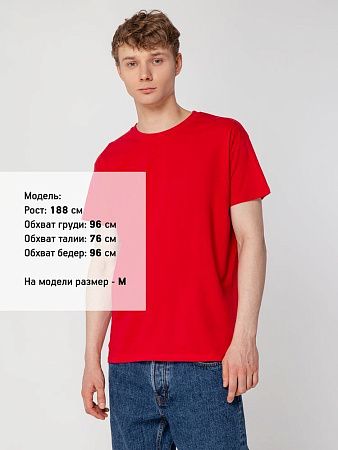 Футболка унисекс Regent 150, красная, размер L