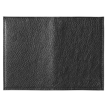 Обложка для автодокументов Leather Sky Flotter Sun из натуральной кожи, черная