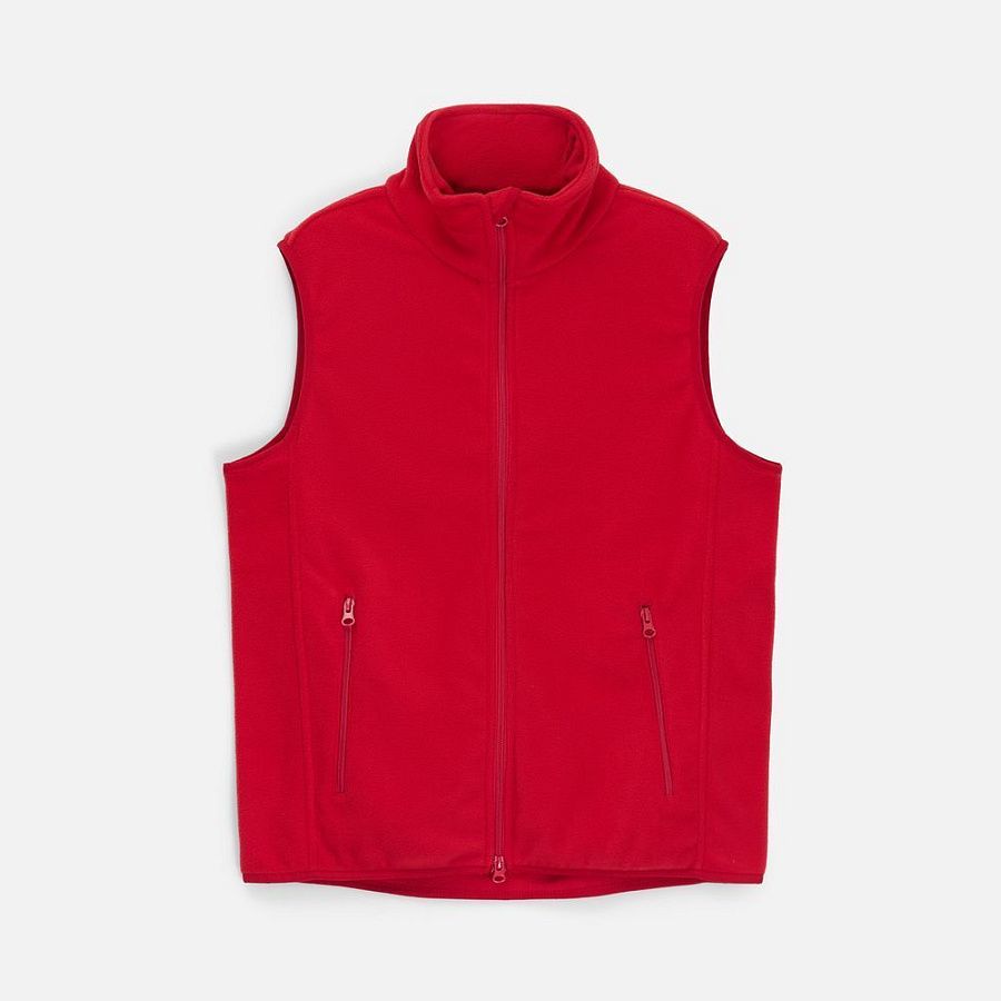 Жилет флисовый унисекс Ben Mac, красный, размер 3XL