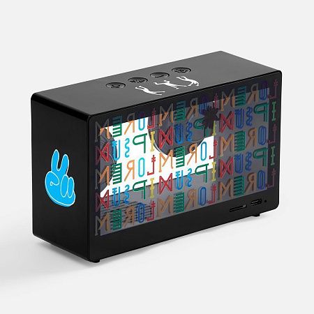 Bluetooth-колонка со светомузыкой Sensofonic, черная