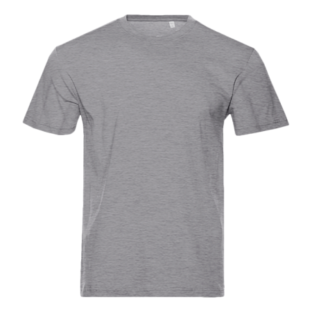 Футболка унисекс STAN, хлопок 150, 51, Серый меланж,  (50/60)  (52/XL)