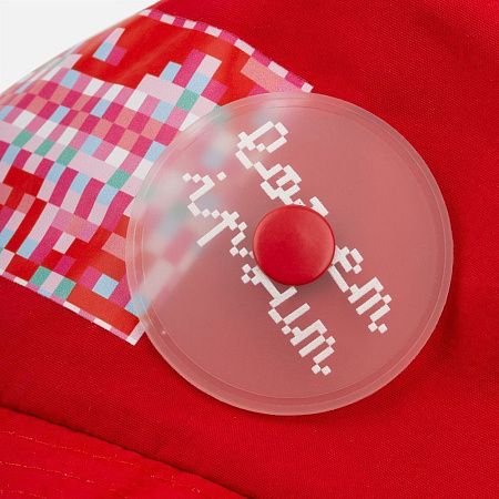 Лейбл из ПВХ Dzeta Round, L, прозрачный