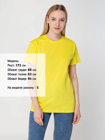 Футболка унисекс T-Bolka 160, желтая, размер XL v2