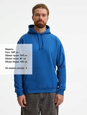 Худи унисекс Condor, ярко-синее, размер XS