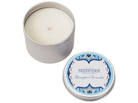 Набор: платок «Арабески» и свеча «Загадка Востока»