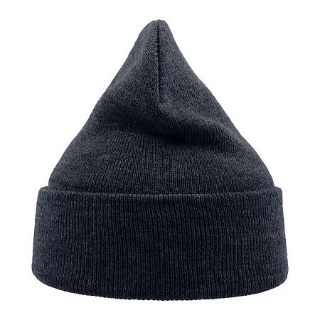 Шапка вязаная  двойная WIND с отворотом