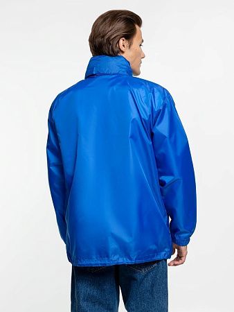 Ветровка унисекс Shift, ярко-синяя, размер XS