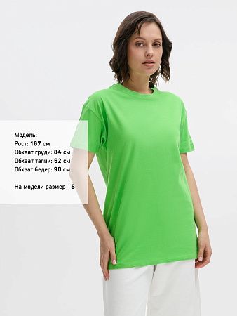 Футболка унисекс Regent 150, зеленый лайм, размер XS