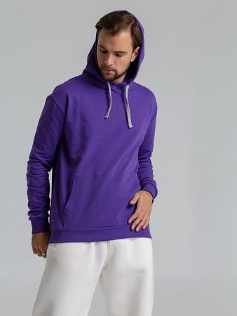 Толстовка с капюшоном Unit Kirenga, фиолетовая, размер XS