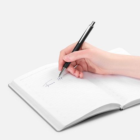 Ручка шариковая Konvent, матовая, черная