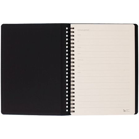 Ежедневник Spring Urban на заказ, недатированный, синий