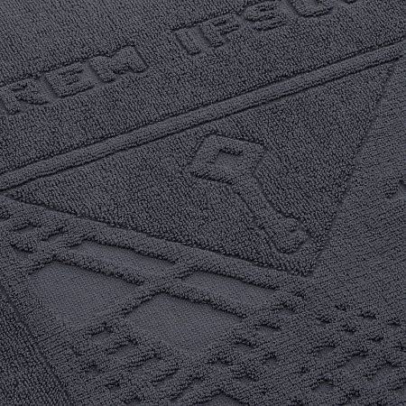 Полотенце на заказ Surpass с рельефным логотипом, большое