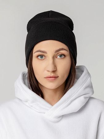 Шапка Real Rib, красно-оранжевая