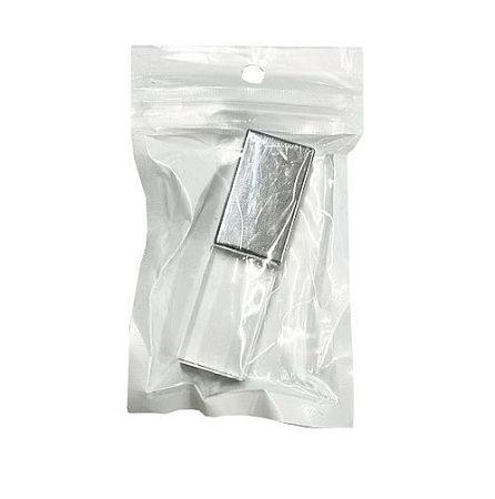 Флеш накопитель USB 2.0 Кристалл, металл/стекло, прозрачный/серебристый, подсветка синим, 16 GB