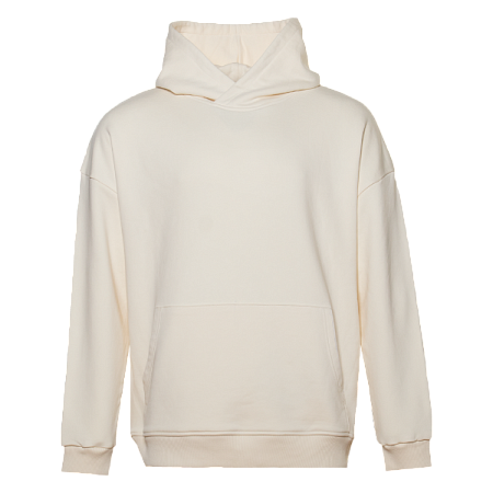 Худи унисекс STAN оверсайз футер без начёса 350, 66, Молочный,  (11)  (50/L)