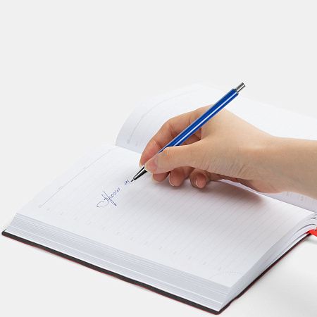 Ручка шариковая Slim Beam, ярко-синяя
