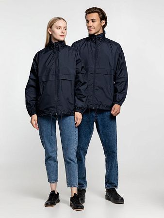 Ветровка из нейлона Surf 210, темно-синяя (navy), размер XS