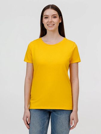 Футболка женская E190 серый меланж, размер S