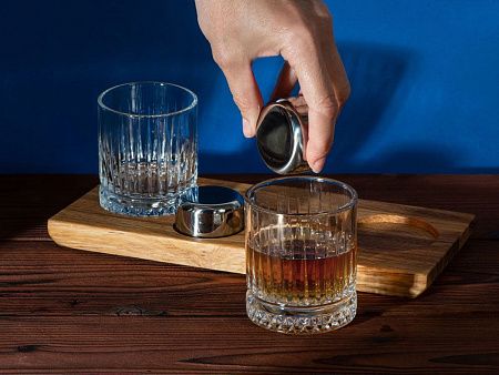 Набор для виски и коктейлей на подставке из дуба «Savour»