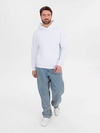 Худи оверсайз унисекс Outshine, белое, размер XS/S