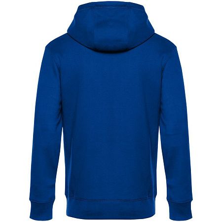Толстовка с капюшоном унисекс King, ярко-синяя, размер XS