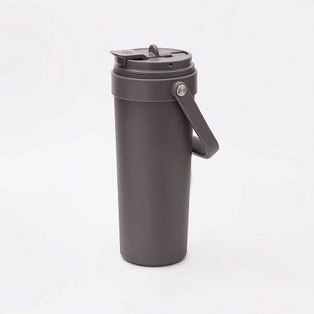 Термокружка вакуумная Соло (Solo), серая