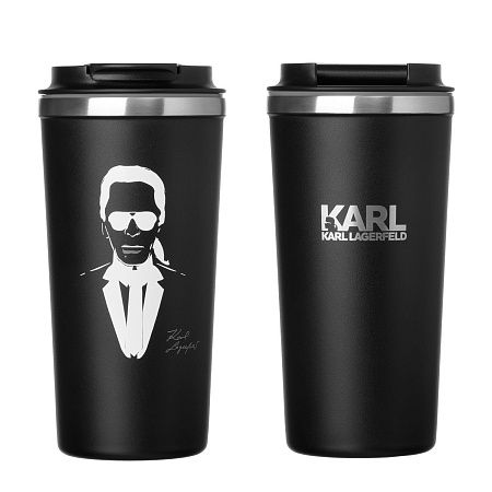 Термокружка вакуумная Палермо (Palermo), серая, матовая поверхность