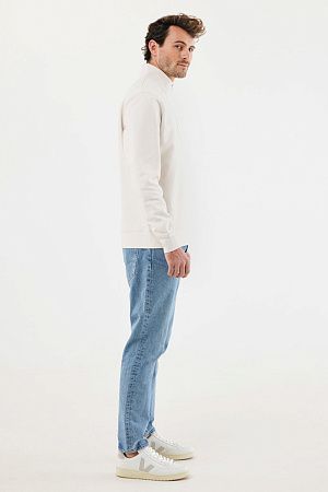 Свитшот на молнии Iqoniq Elgon из переработанного хлопка, 300 г/м²