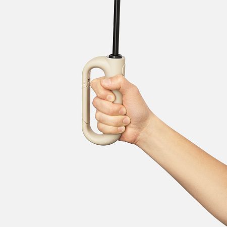 Зонт складной Азимут (Azimut), бежевый