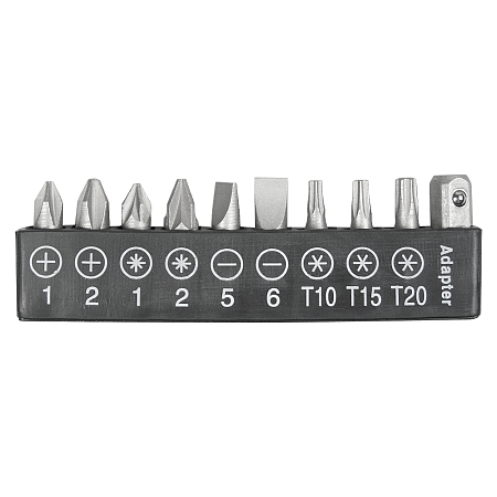 Набор инструментов Tools Unitrade, 22 инструмента,  черный, в пластиковом футляре