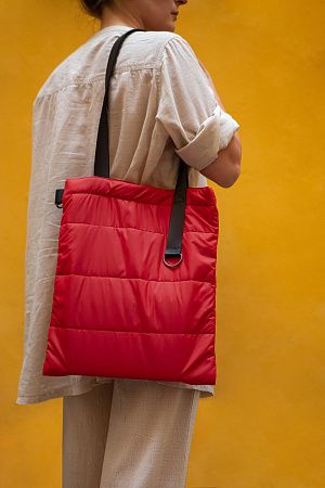 Шоппер Superbag Bubble, стёганый, с магнитной кнопкой