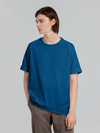 Футболка унисекс Vozduh 1.0, синяя, размер S