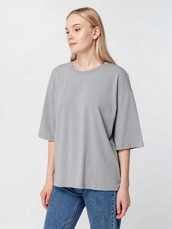 Футболка унисекс оверсайз Street Vibes, серая, размер XS/S