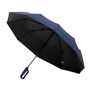 Зонт складной автоматический Forest Marseilles Bicolor, диаметр 117 см, 10 панелей, с UV защитой,  в подарочной коробке, темно-синий