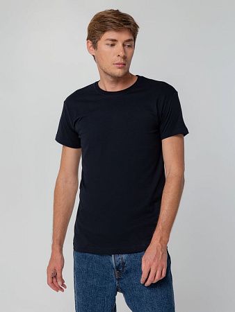 Футболка унисекс T-bolka 140, темно-синяя, размер 4XL