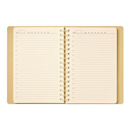 Ежедневник Виста (Vista) недатированный, синий/бежевый