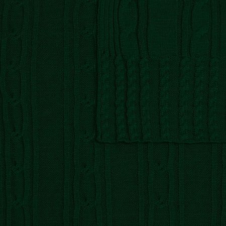 Плед Remitti, темно-зеленый (хвойный)