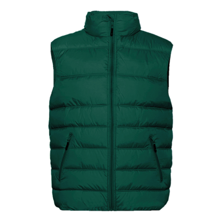 Жилет мужской STAN утепленный таффета 210T,65, 82, Тёмно-зелёный,  (130)  (48/M)