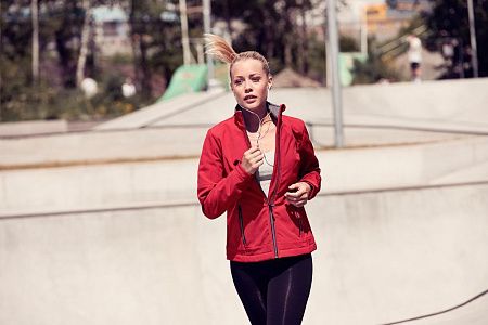 Куртка софтшелл женская Trial Lady, белая, размер XS