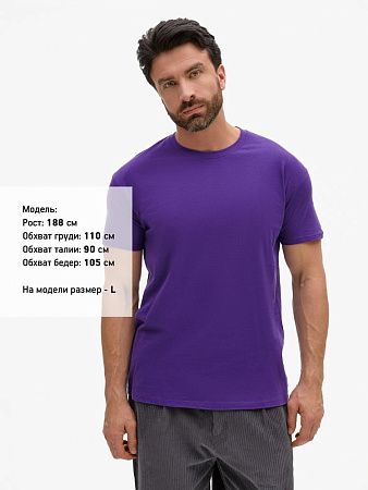 Футболка Imperial 190, темно-фиолетовая, размер XS