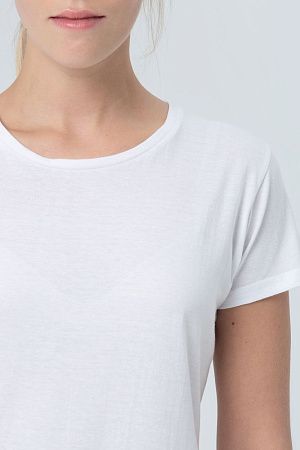 Футболка женская Miss 150, белая, размер S
