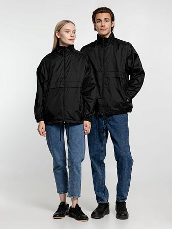 Ветровка из нейлона Surf 210, черная, размер XS